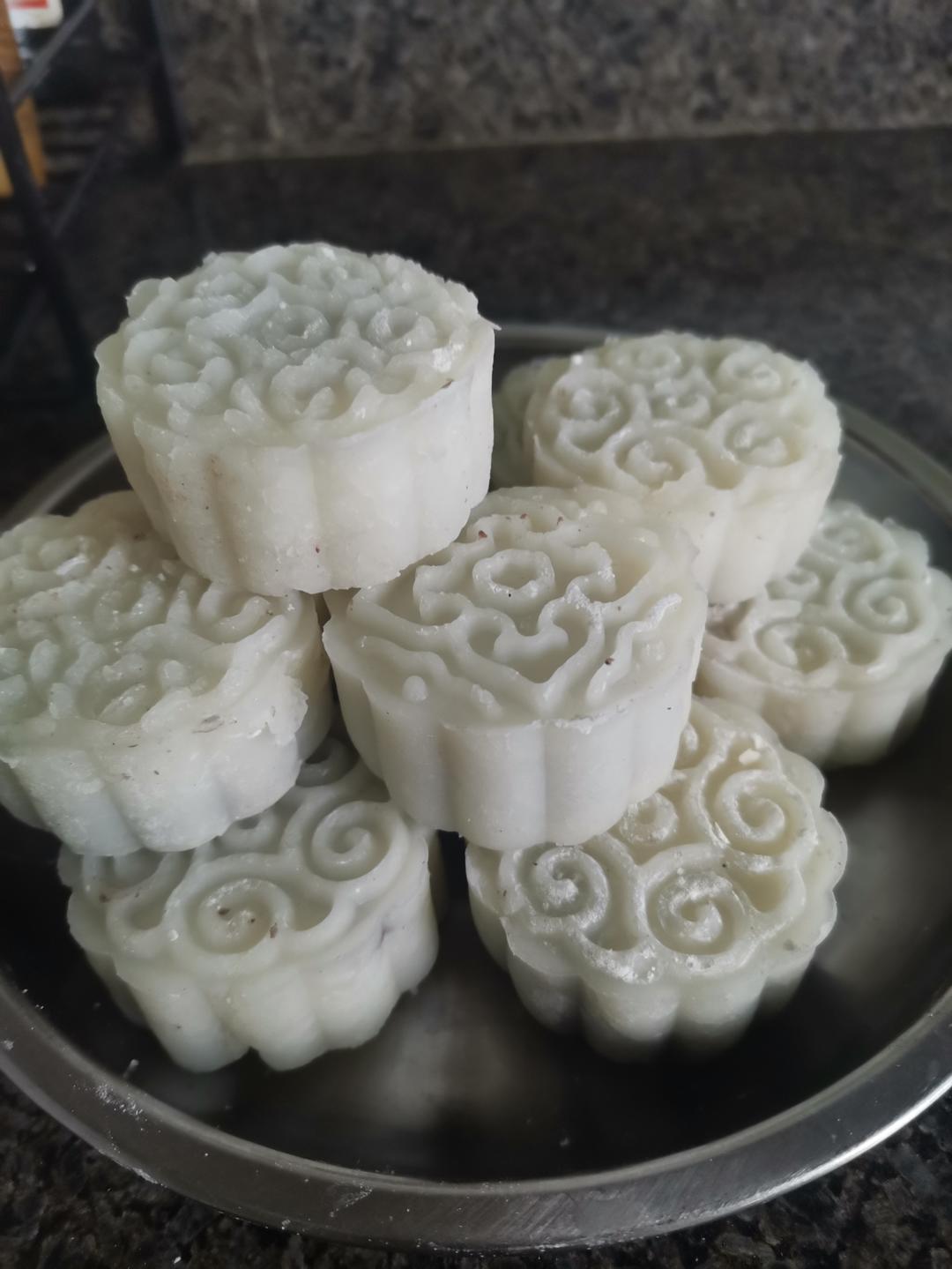 没有粘米粉的冰皮月饼