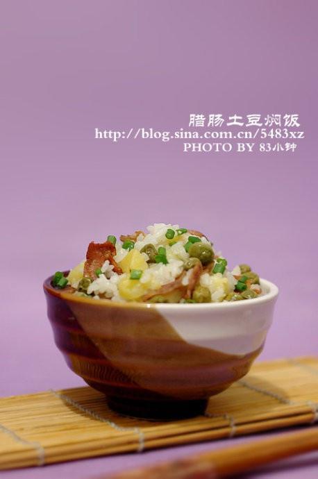 腊肠土豆焖饭的做法