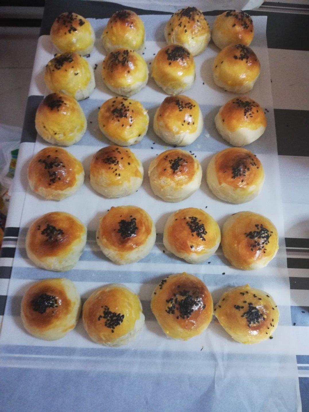 肉松麻薯蛋黄酥💕