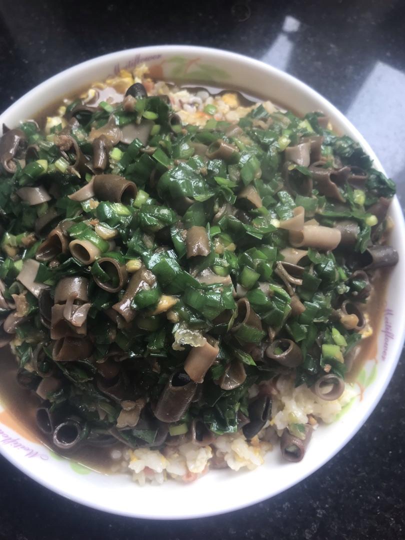 海肠捞饭