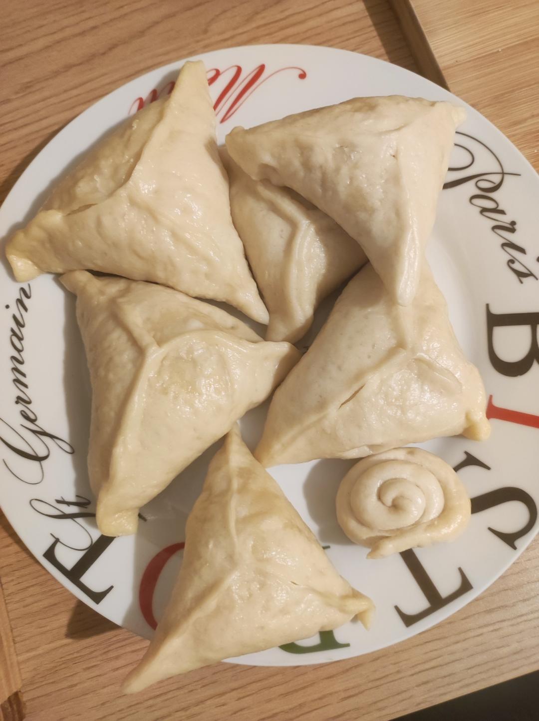 家常糖三角 糖包子 红糖芝麻馅 儿时的味道 附细节视频详解