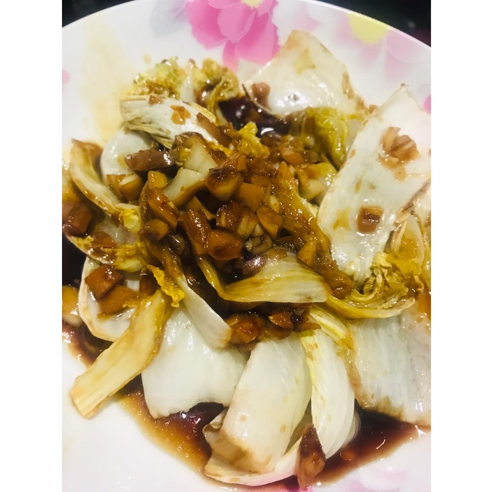 蒜烤娃娃菜（烤箱）
