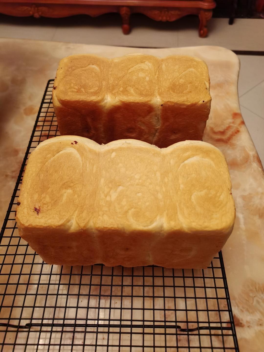 南瓜吐司，奶香南瓜吐司，极致柔软，直接法