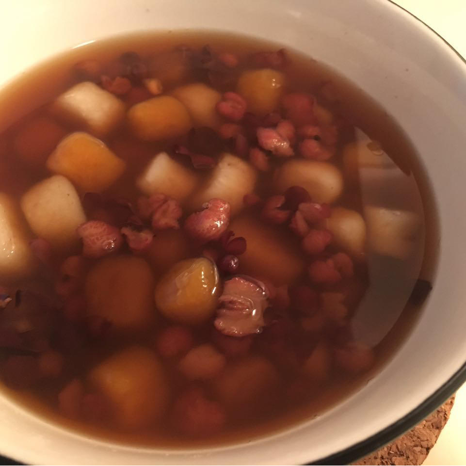 芋圆红豆汤