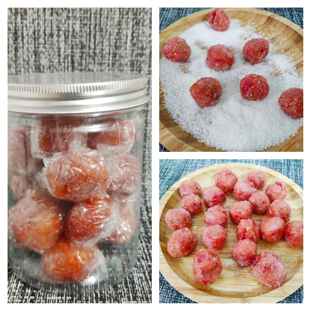 冰糖山楂球，酸甜可口，健胃消食，超快手的做法