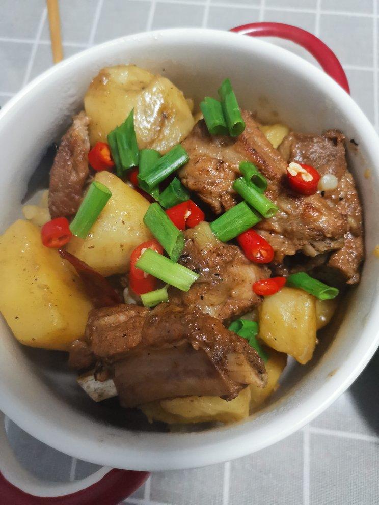 土豆炖排骨