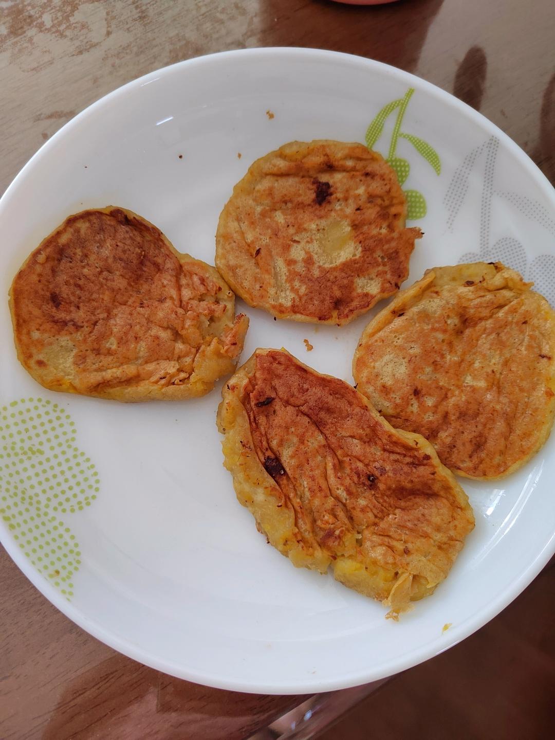 9月辅食 香蕉松饼 最容易学的辅食