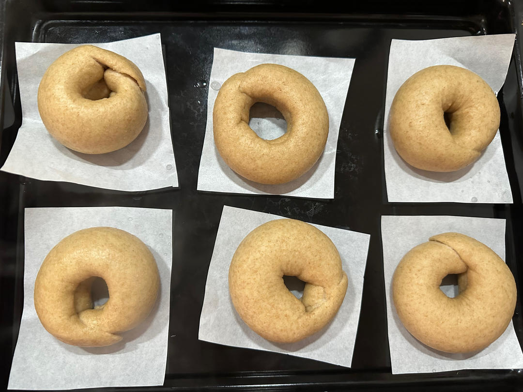 无油无糖无盐的贝果的做法