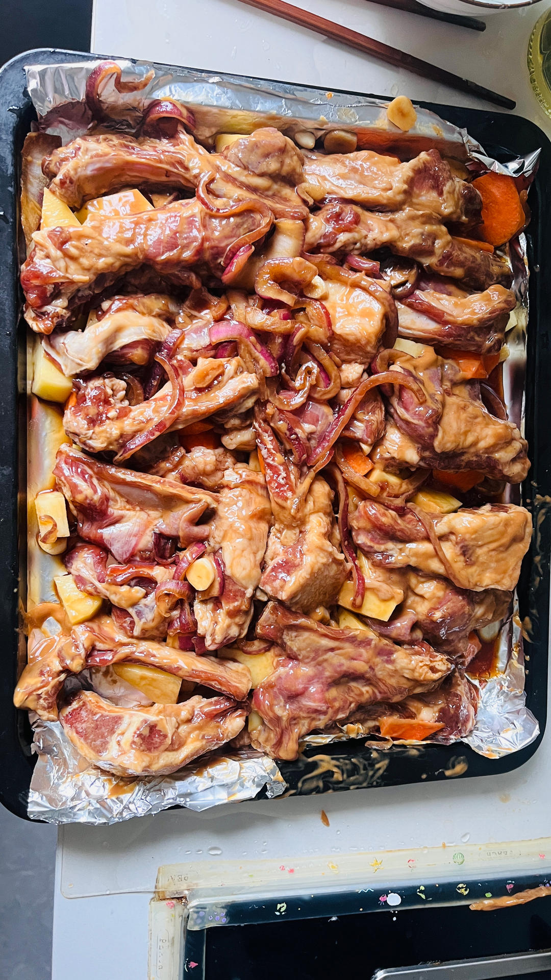 超好吃的烤羊排烤箱版