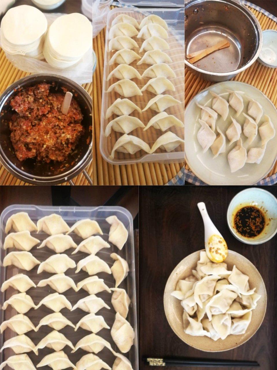 饺子的包法￣ω￣菜鸟一秒钟学会