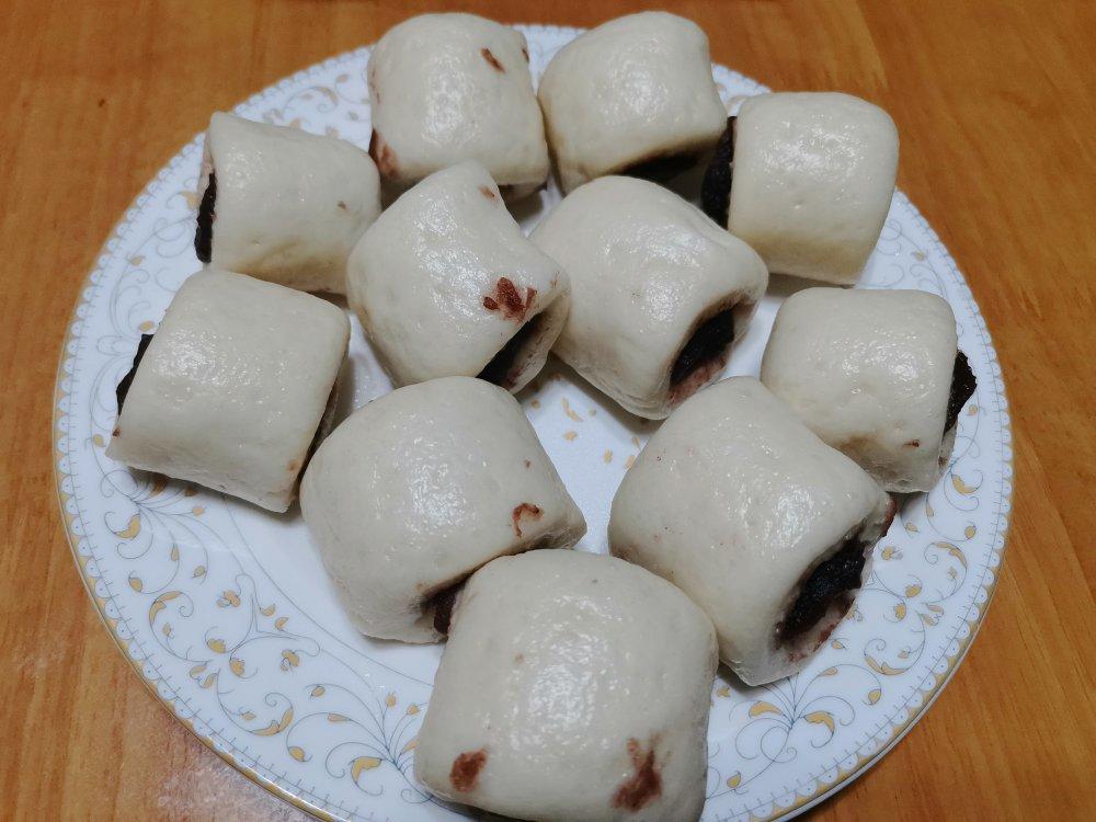 奶香夹心小馒头（一次发酵）