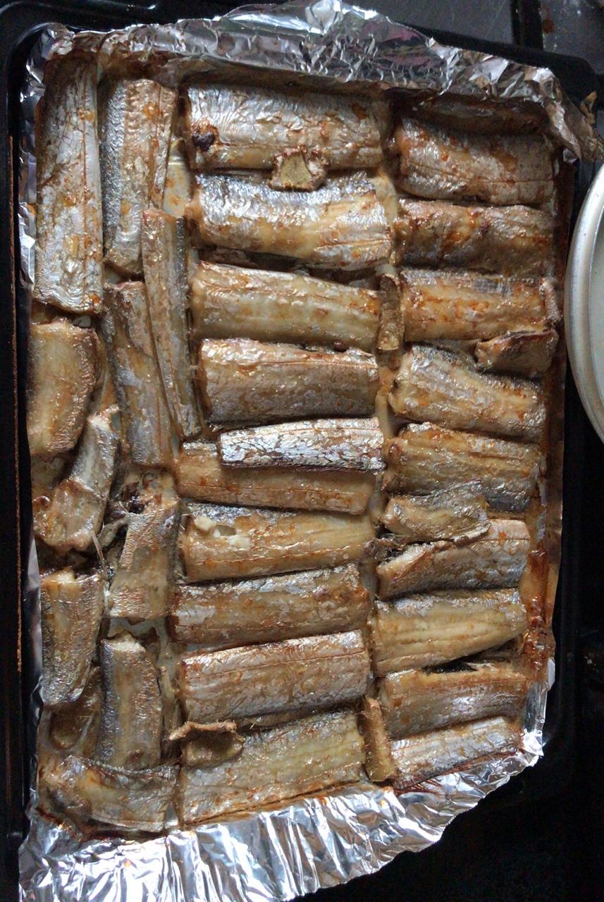 helena额娘做的烤带鱼(烤箱版)