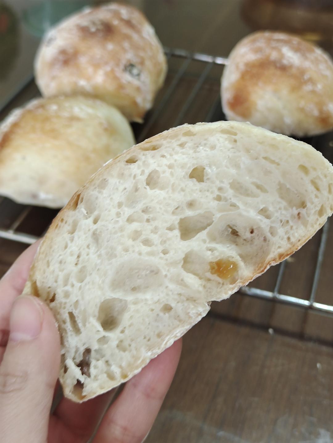 【ciabatta】家庭版恰巴塔，软乎乎的拖鞋面包