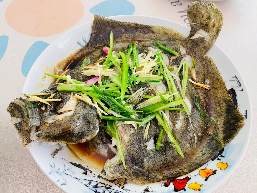 清蒸多宝鱼