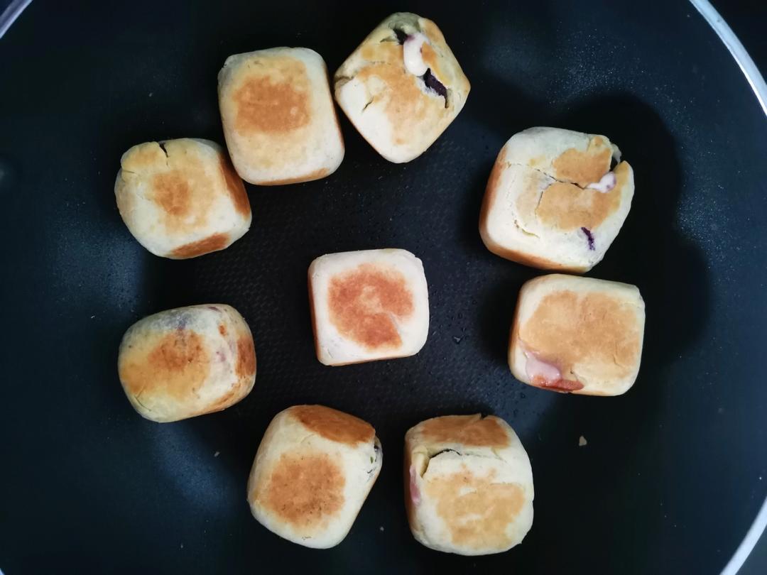 网红爆浆紫薯仙豆糕(低卡版)超长拉丝