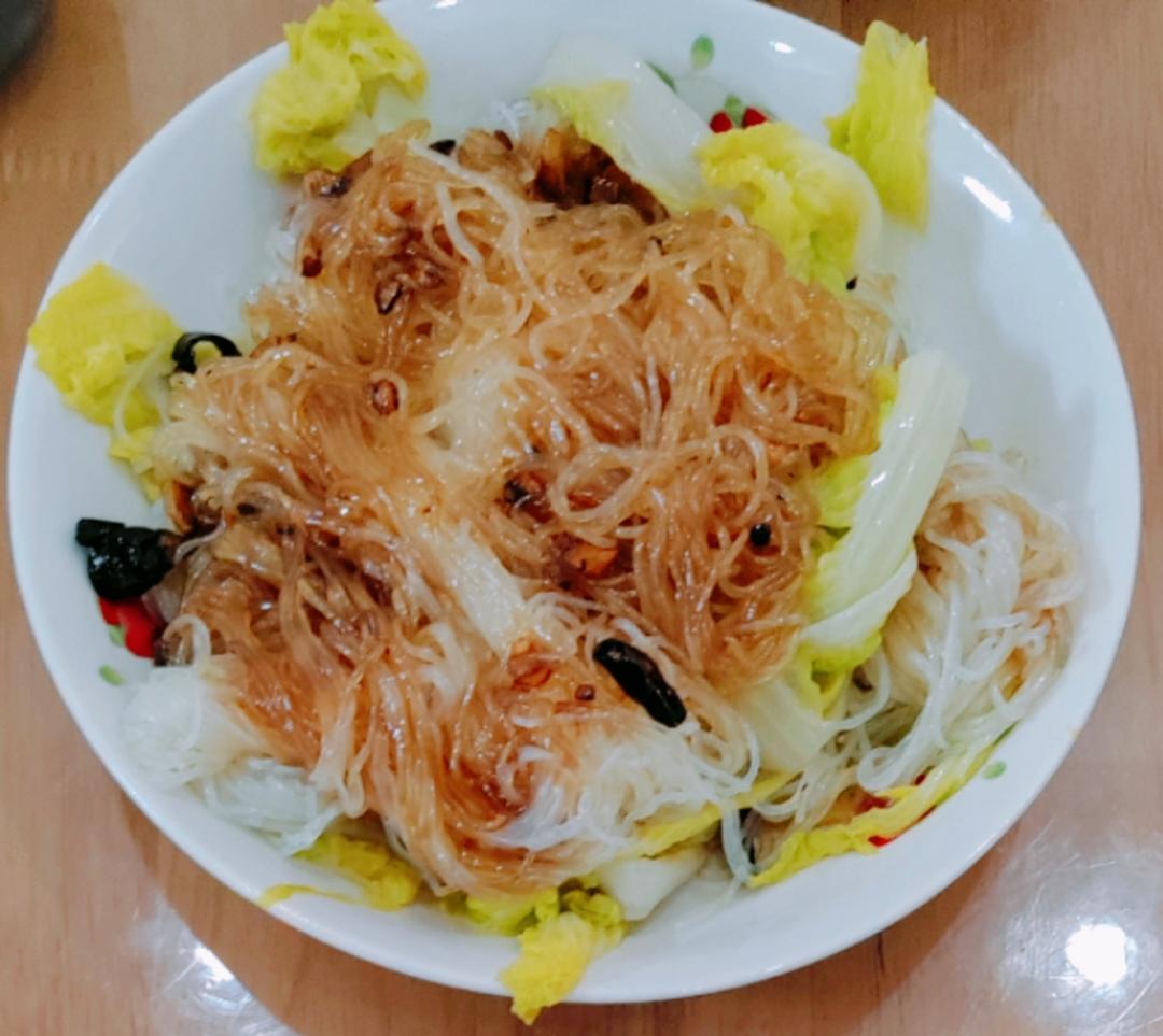 懒人下饭神器，蒜蓉蒸粉丝金针菇娃娃菜