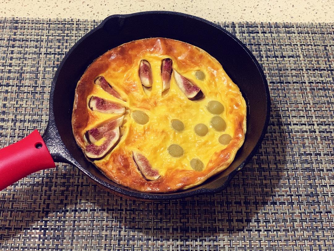 无花果克拉夫缇clafoutis