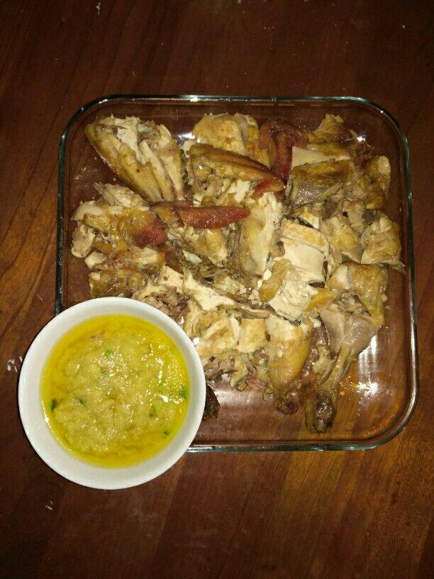 铸铁锅烤箱盐焗鸡