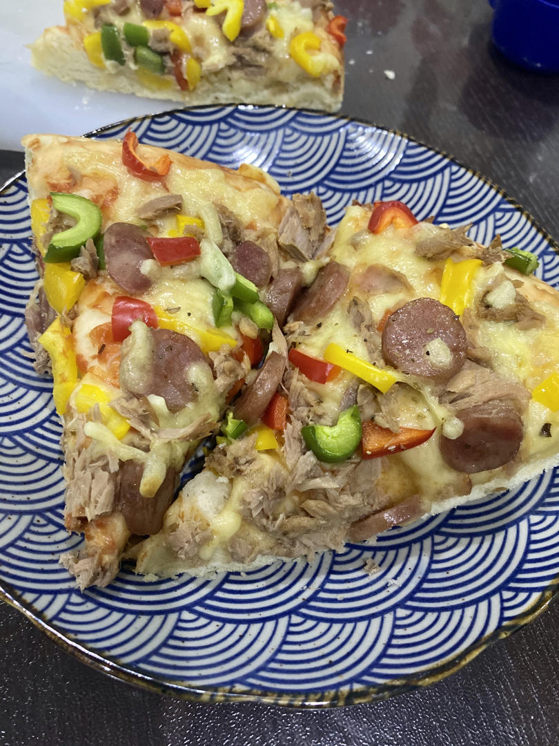 金枪鱼火腿pizza