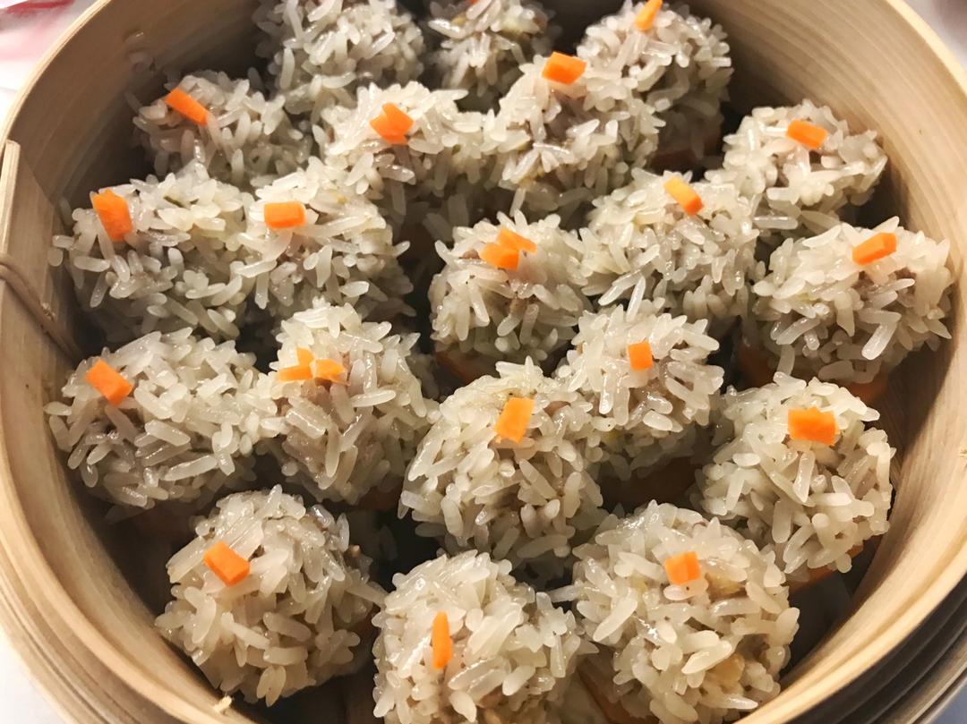 蒸糯米丸子