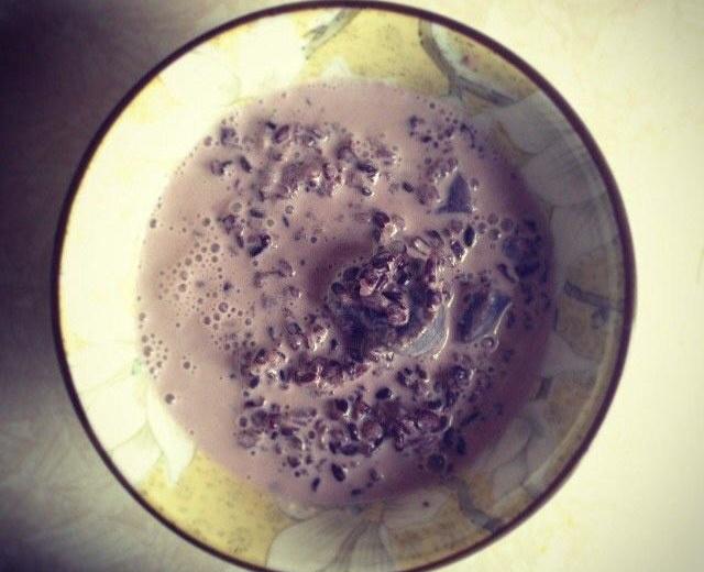椰奶紫薯黑米露的做法