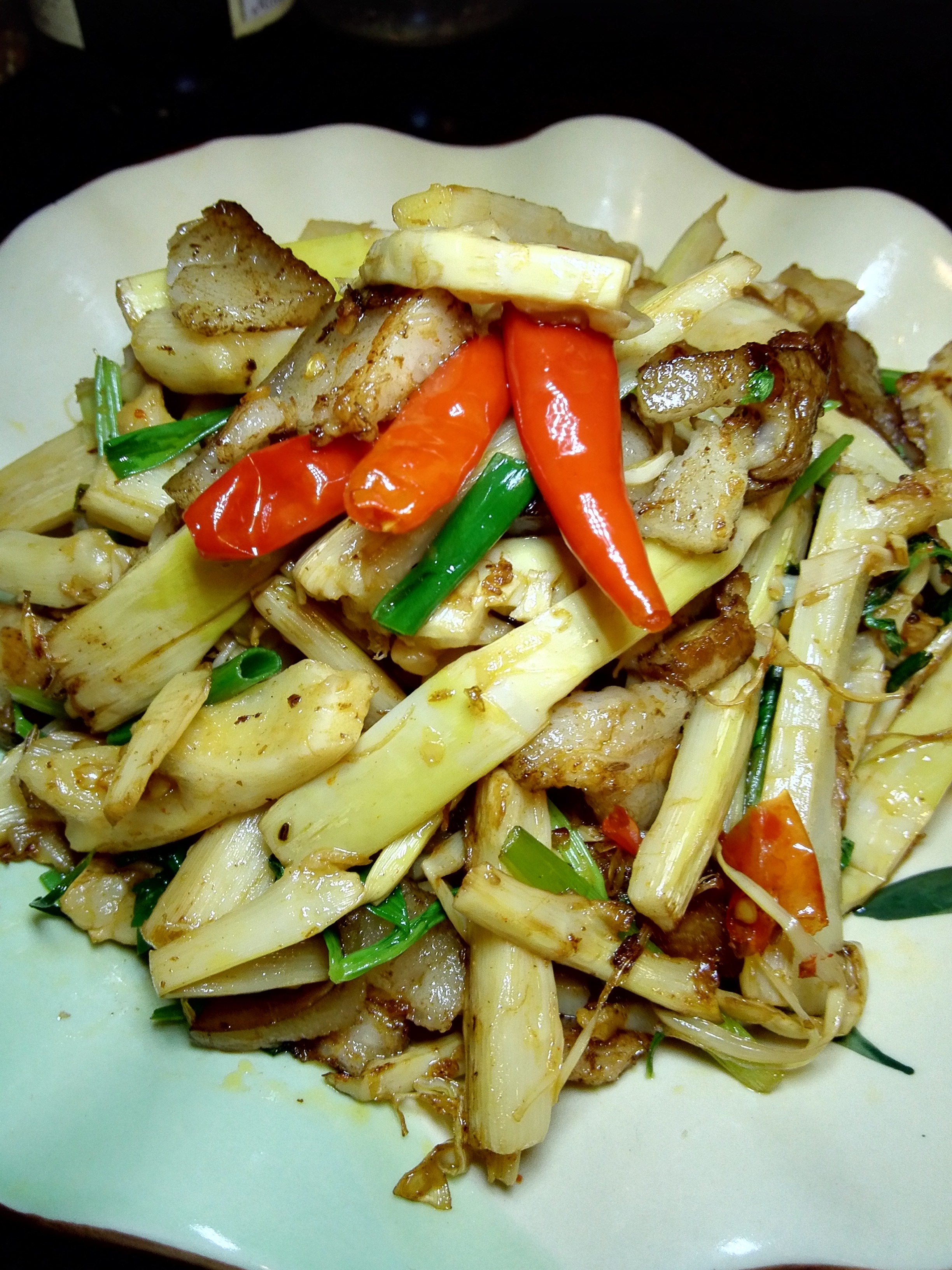 分享作品 午餐2015年6月17日 #午餐2015年6月17日#泡椒苦笋肉片