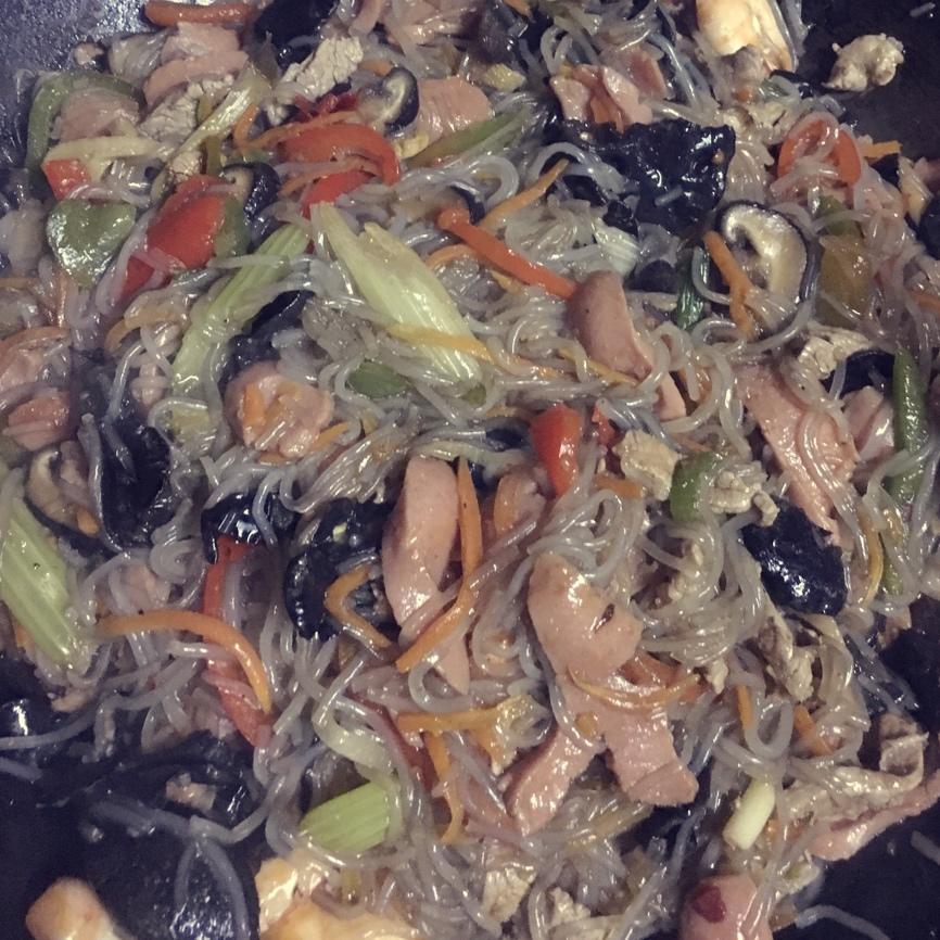 肉末炒粉丝
