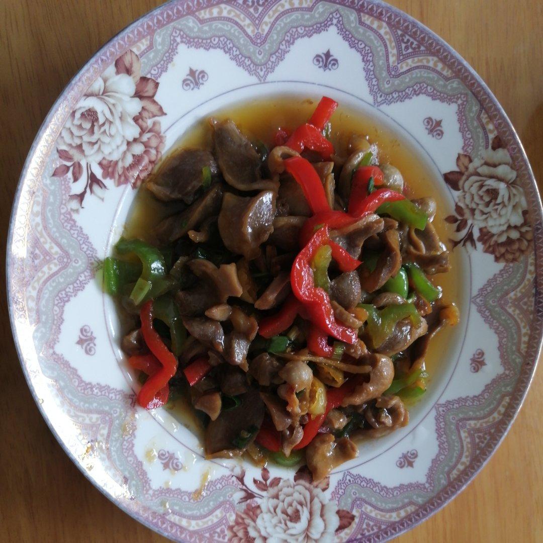 爆炒鸡胗