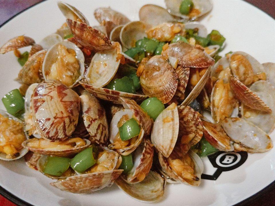 5分钟快手菜❗️秒杀路边摊爆炒花甲～好吃到爆