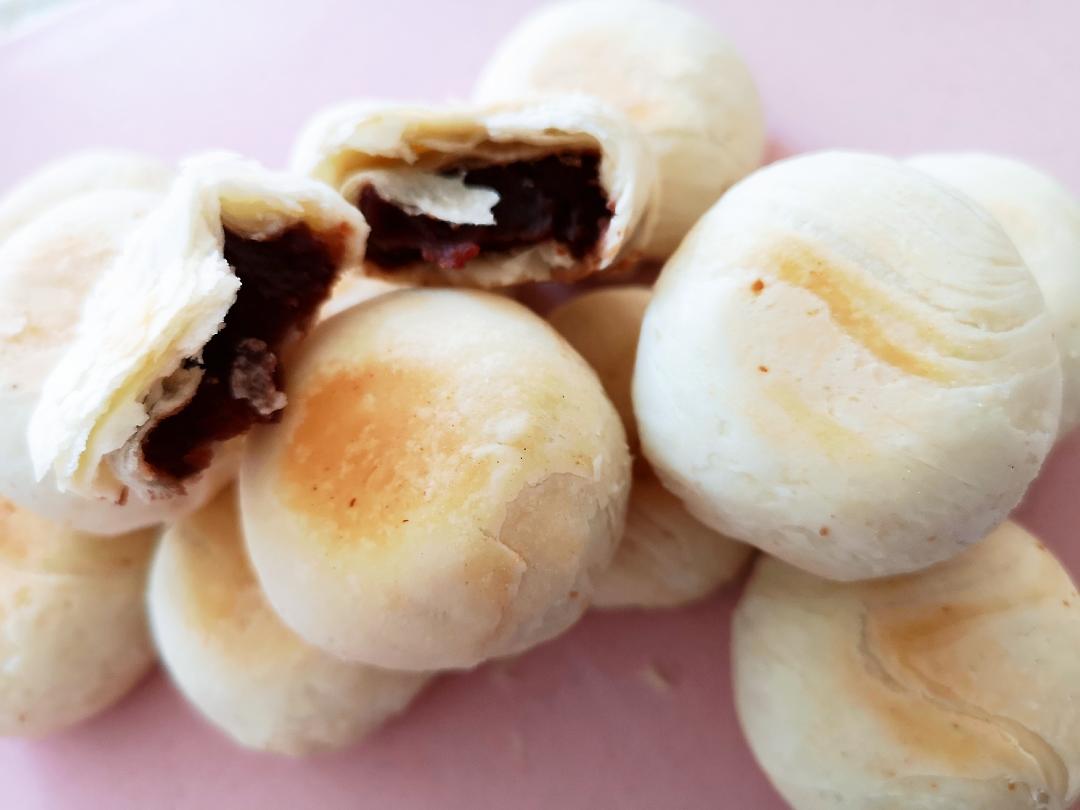 酥掉渣的红豆酥的做法