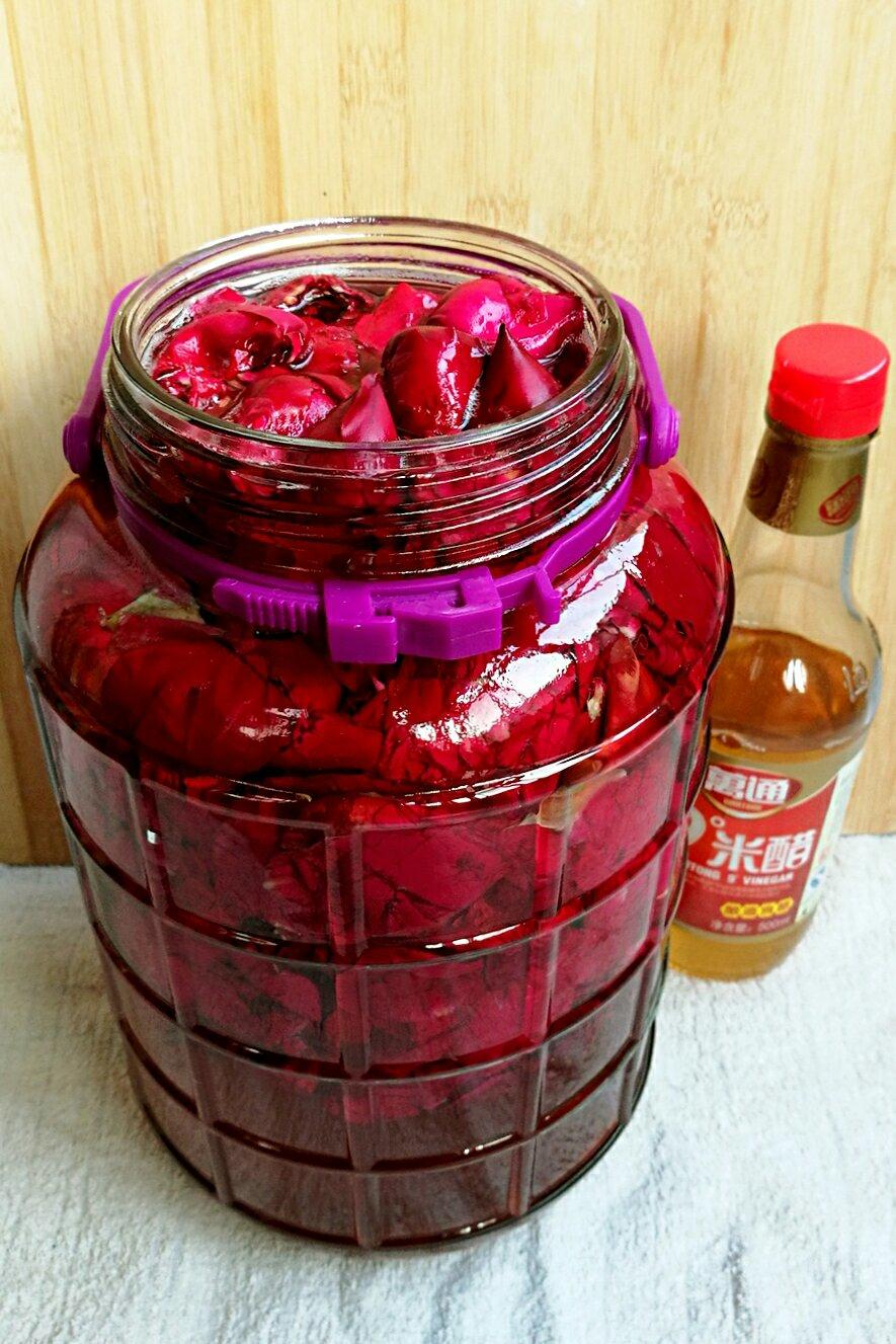 赵笑做的【泡玫瑰醋】