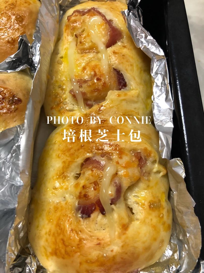 培根芝士香葱包