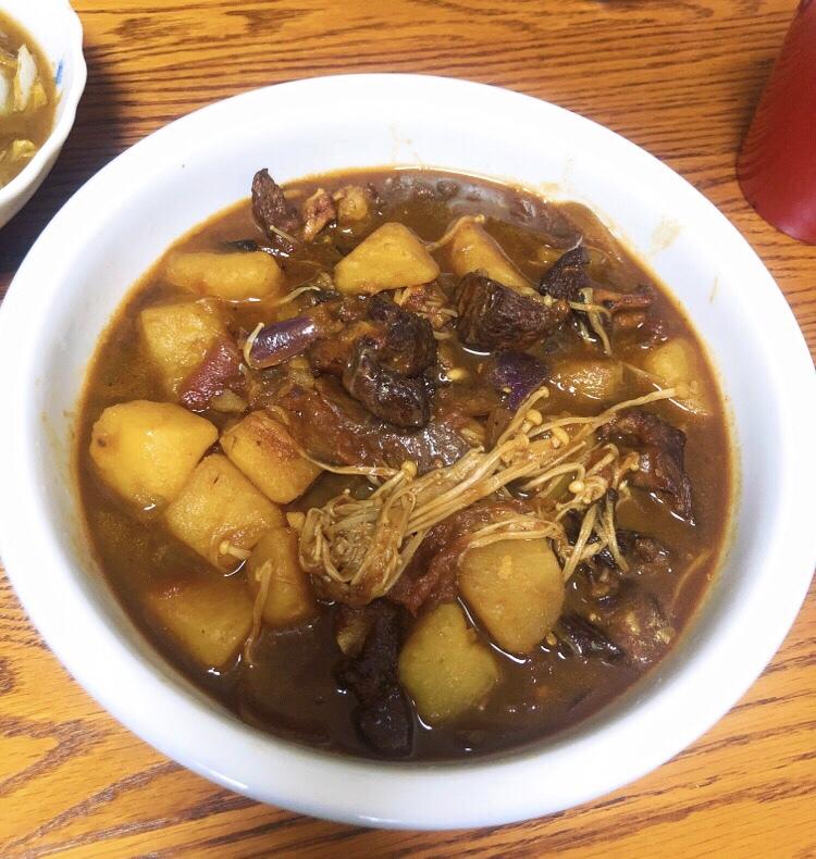 番茄土豆炖牛腩