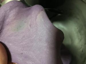 春天里～奶香紫薯玫瑰花面包（一次性发酵）的做法 步骤5