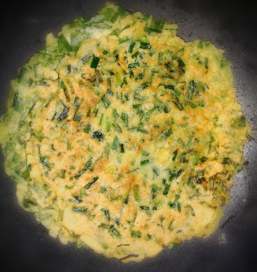 韭菜鸡蛋饼