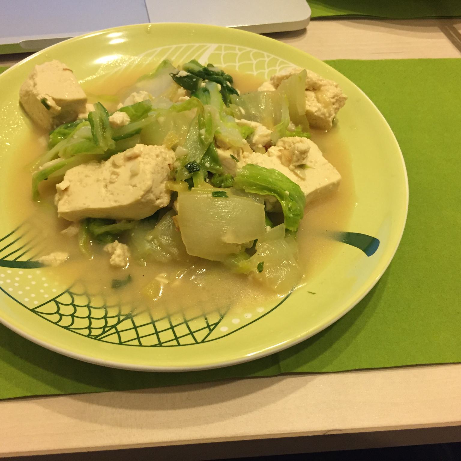 白菜炖豆腐