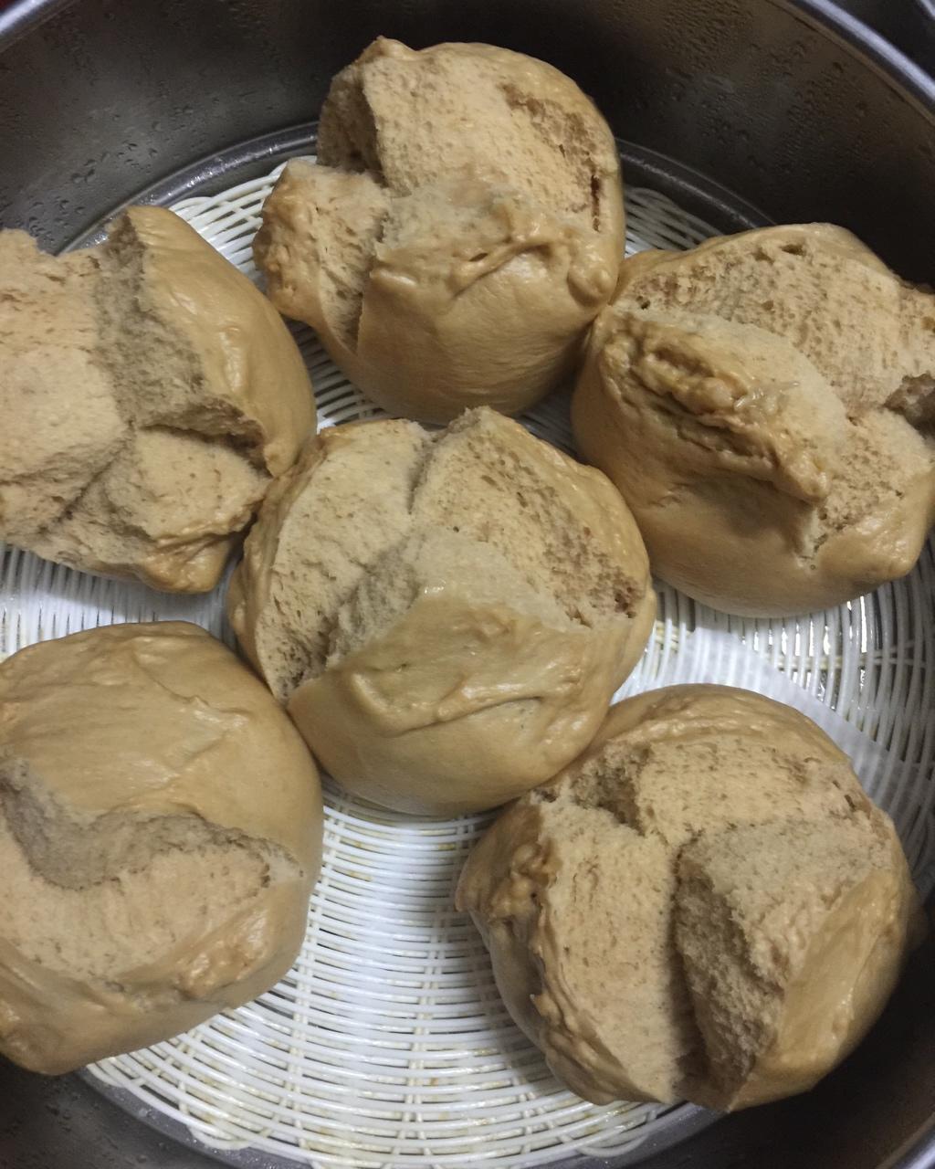 手工老面馒头 & 红糖开花馒头