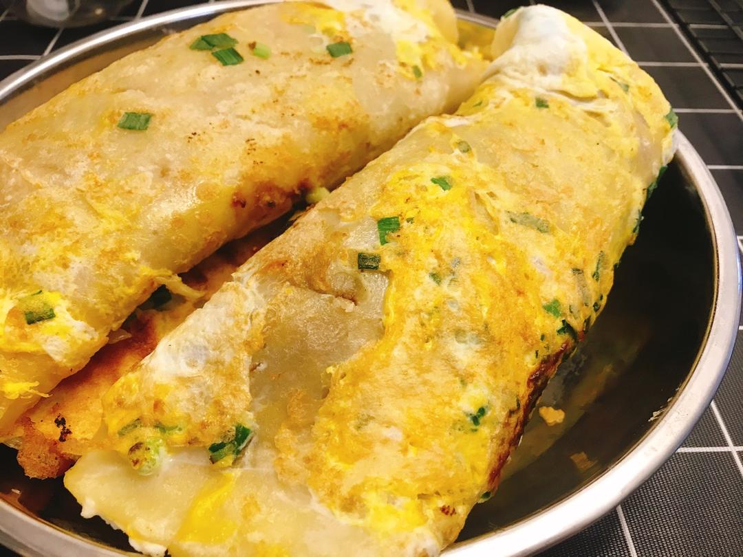 平底锅版煎饼果子
