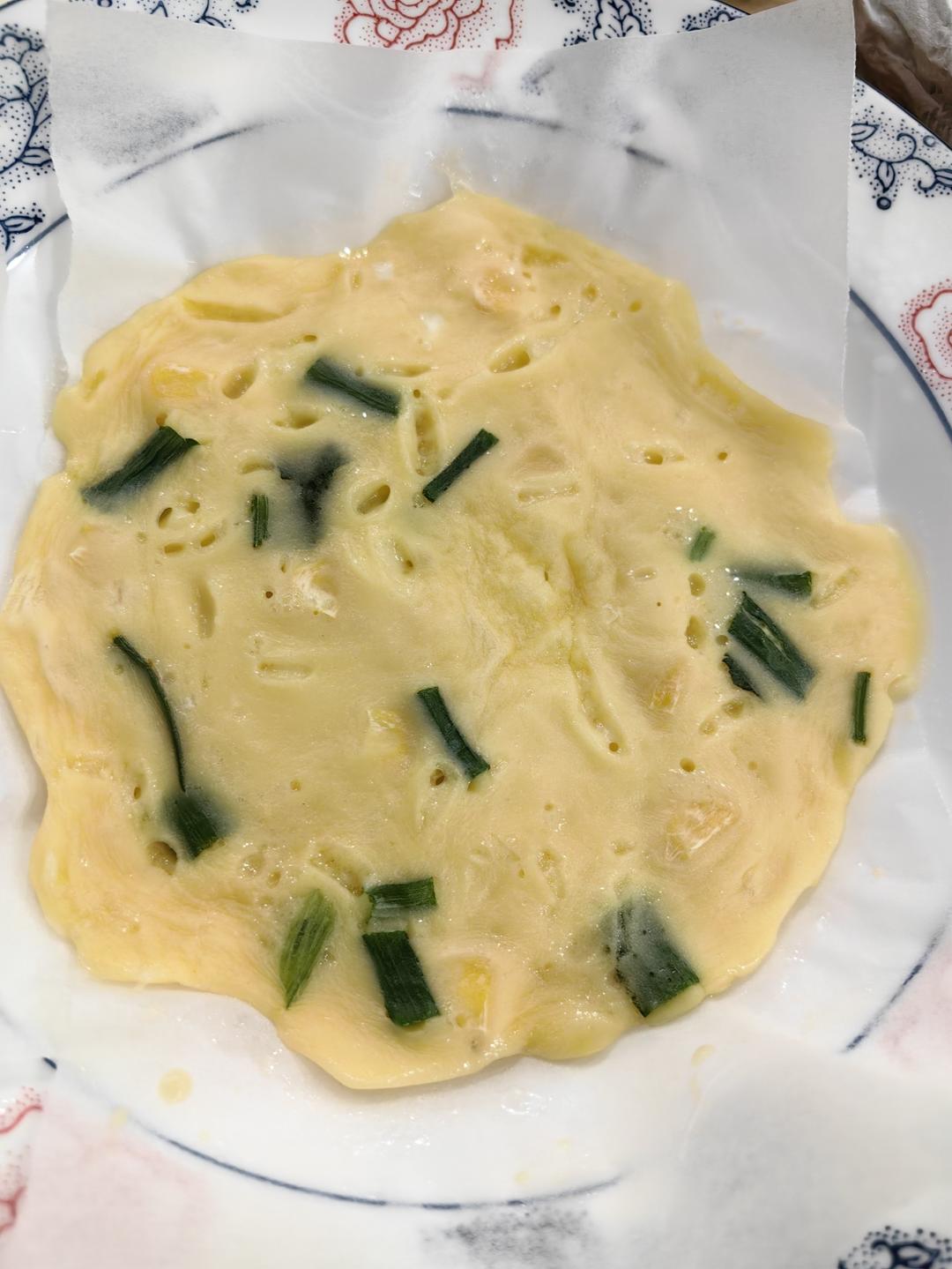 快手早餐：葱花鸡蛋饼