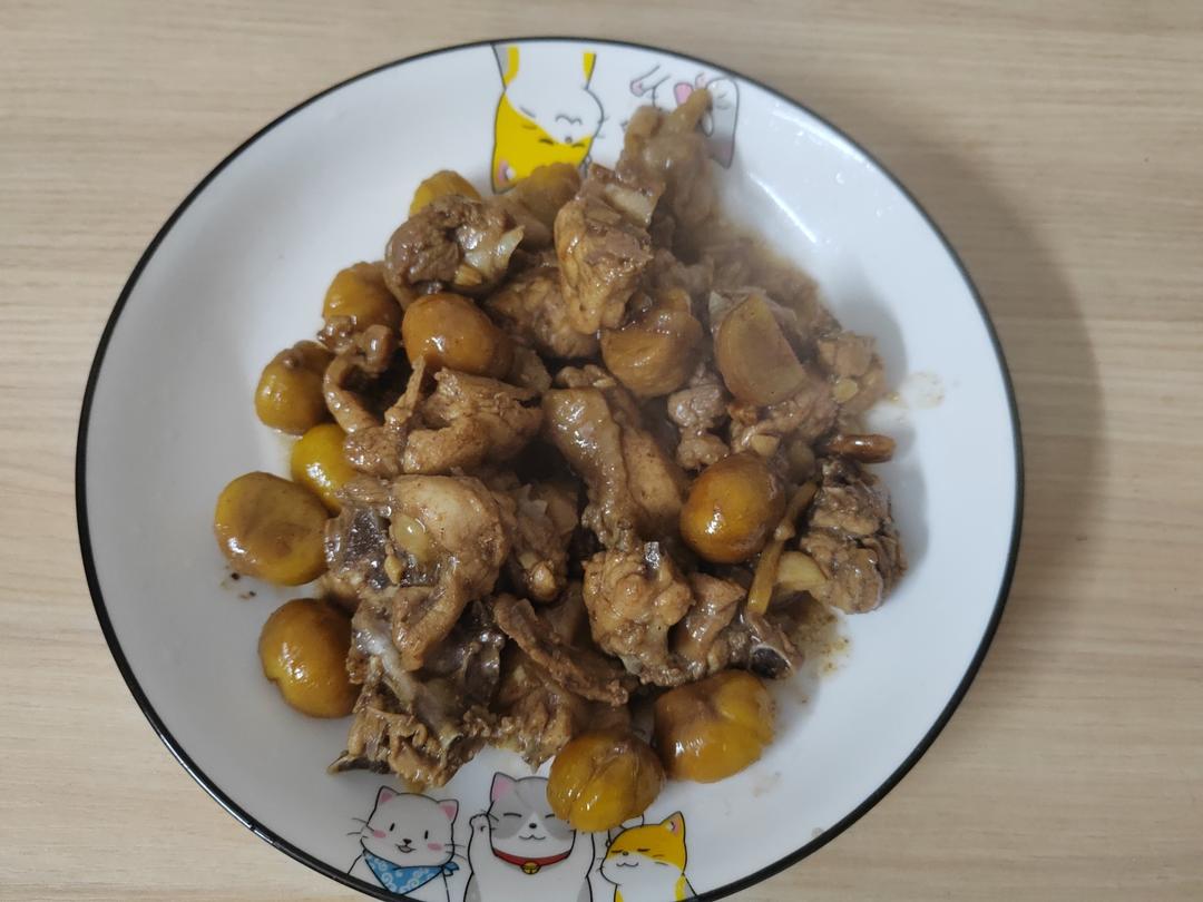 板栗烧鸡家常简单版！