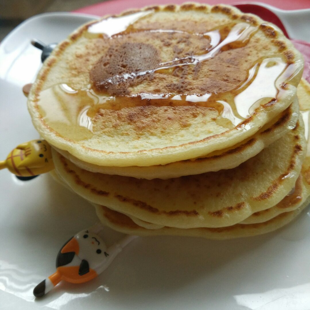 超级简单pancake【无黄油健康版】