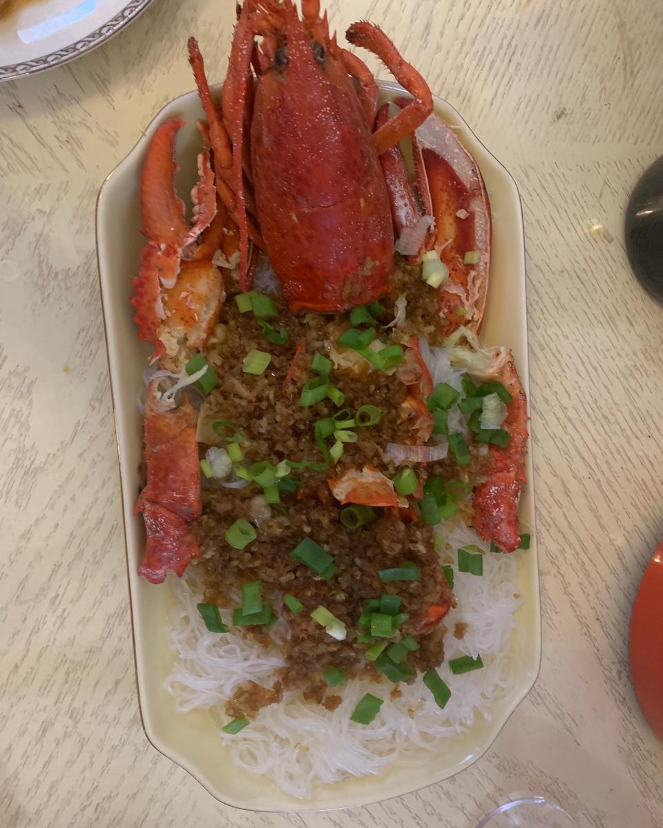 蒜蓉龙虾蒸粉丝