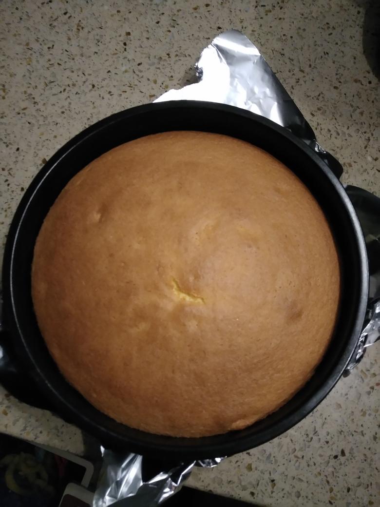 厨师机省力做出的戚风蛋糕