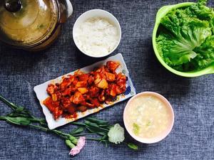 韩式五花肉包饭（简单，美味，好吃）的做法 步骤7