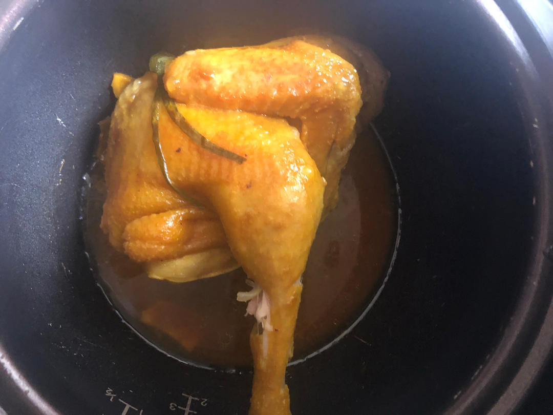 电饭煲盐焗鸡【手撕鸡】简易版