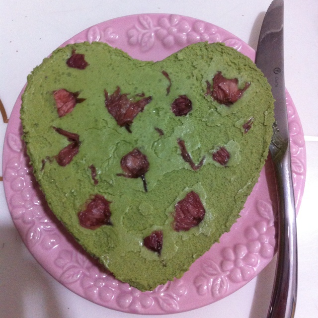 抹茶芝士慕斯蛋糕