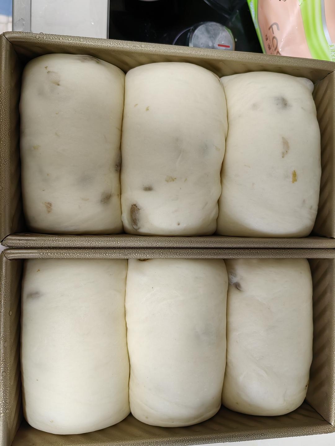 超柔软一发‼️奶香葡萄干手撕吐司『松软拉丝』