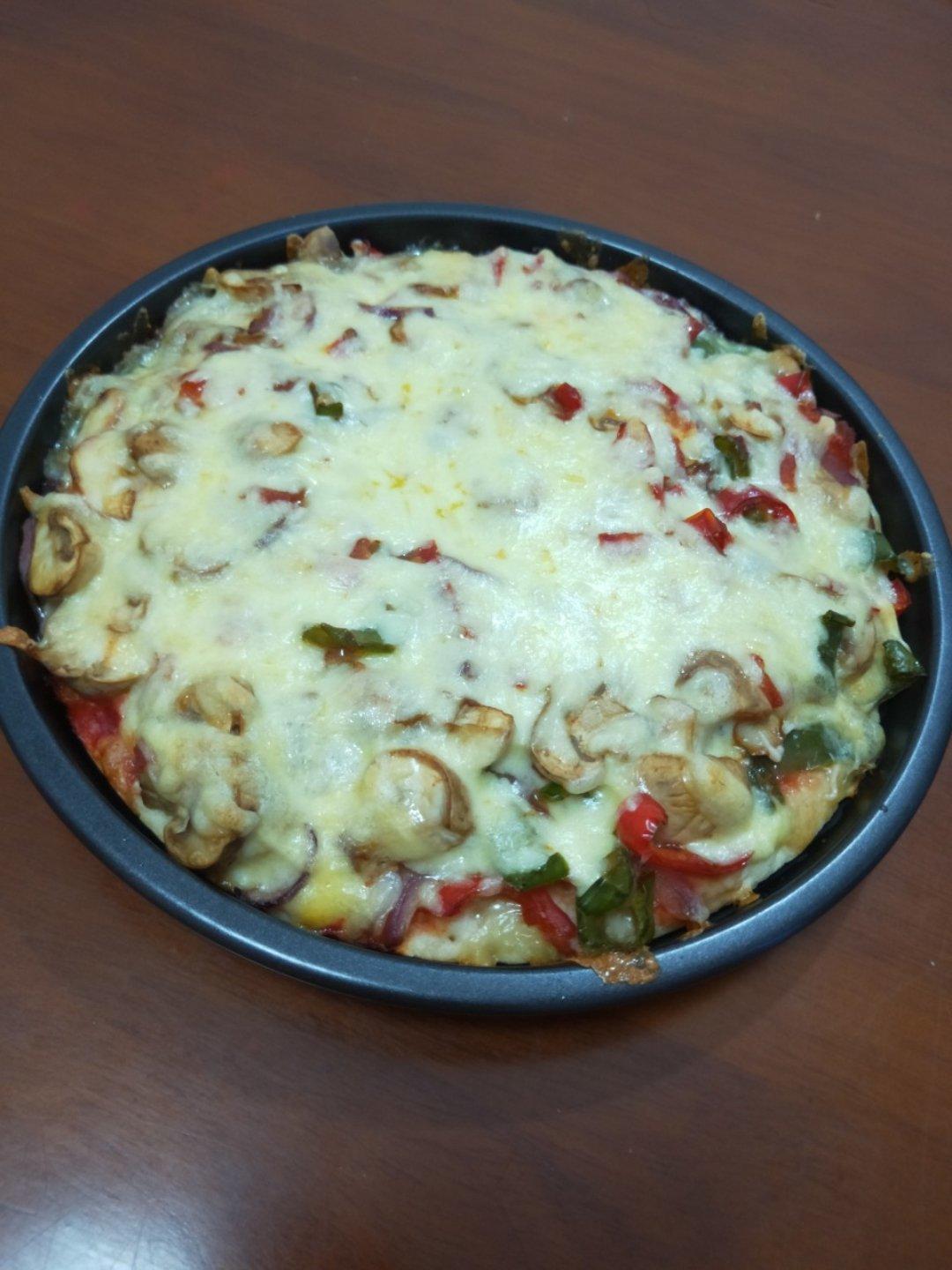 自制披萨（附饼底做法）