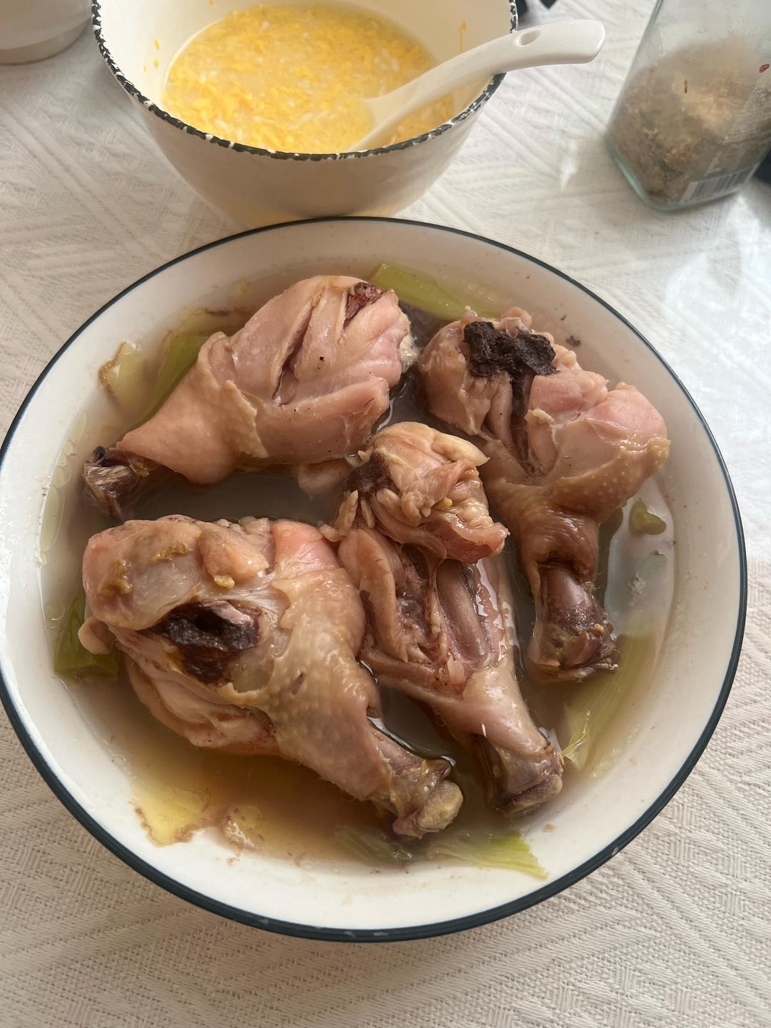 减脂人的夏天美食！快手无火清蒸鸡腿