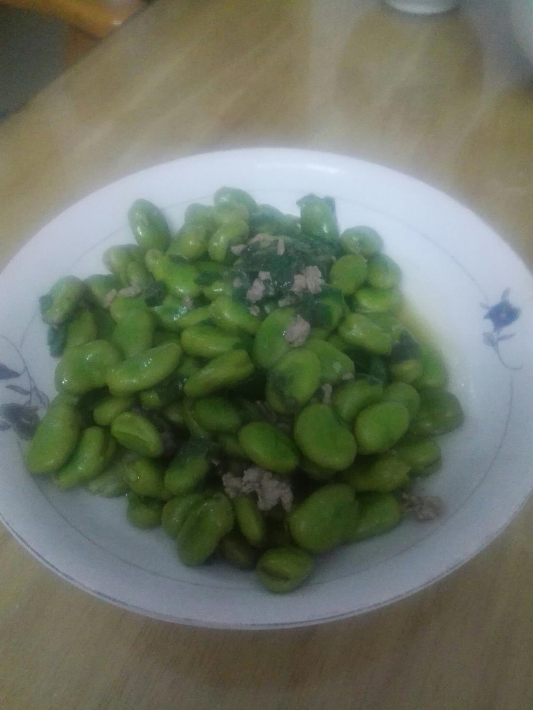 无比鲜美的葱油蚕豆